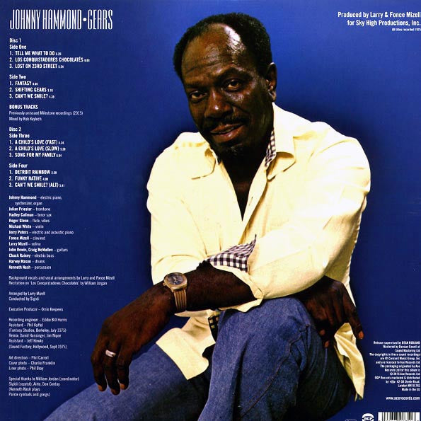 Johnny Hammond - Gears (2xLP) (180g) (clear vinyl)