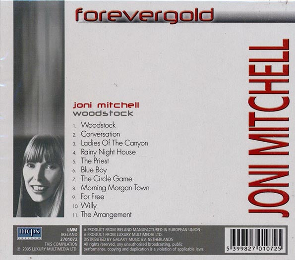 Joni Mitchell - Woodstock (Forever Gold)