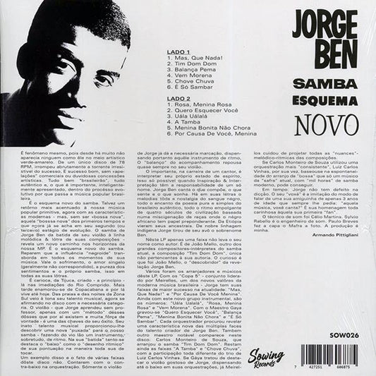 Jorge Ben - Samba Esquema Novo (clear vinyl)