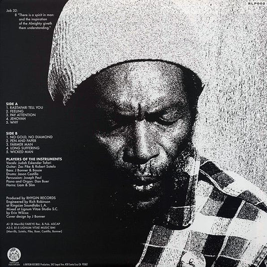 Judah Eskender Tafari - Long-Suffering