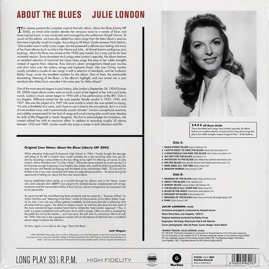 Julie London - About the Blues (+4 bonus tracks) (ltd. ed.) (180g)