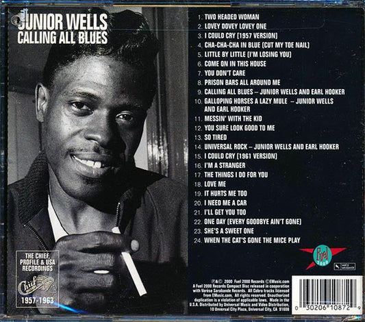 Junior Wells - Calling All Blues: The Chief, Profile & USA Recordings 1957-1963 (24 tracks) (marked/ltd stock)