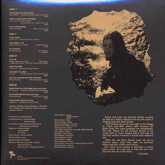 Karen Dalton - In My Own Time: 50th Anniversary Deluxe Edition (50th Anniv. Ed.) (+bonus tracks) (2xLP) (deluxe edition) (RTI press) (incl. 2x7")
