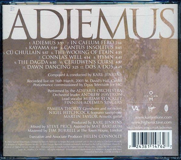 Karl Jenkins - Adiemus Live