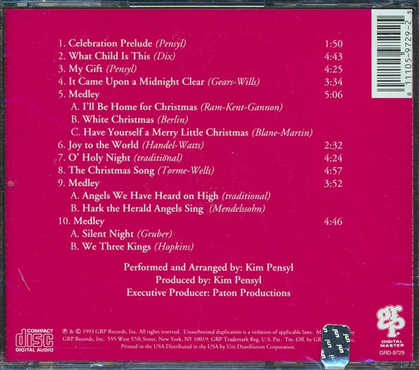 Kim Pensyl - A Kim Pensyl Christmas (incl. large booklet)