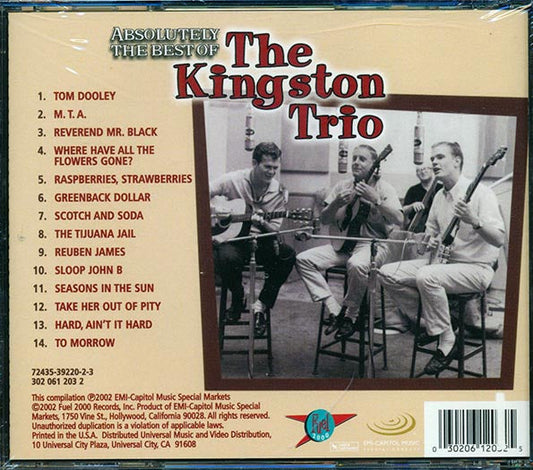 Kingston Trio - Absolutely The Best Of The Kingston Trio (marked/ltd stock)