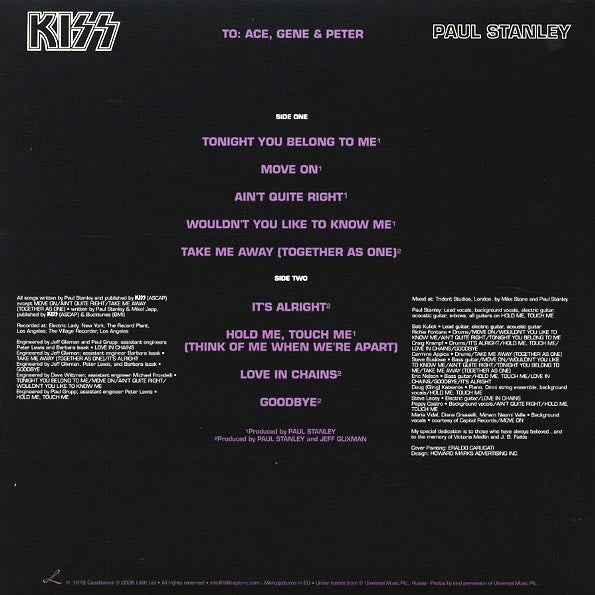 Kiss - Paul Stanley (picture disc)
