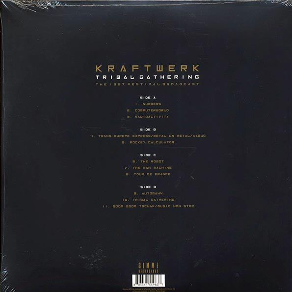 Kraftwerk - Tribal Gathering: The 1997 Festival Broadcast (ltd. ed.) (2xLP) (clear vinyl)