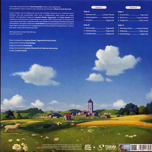 Laryssa Okada, Pygoscelis, Only Sound - Dorfromantik Soundtrack (2xLP) (feld yellow/blue fluss)