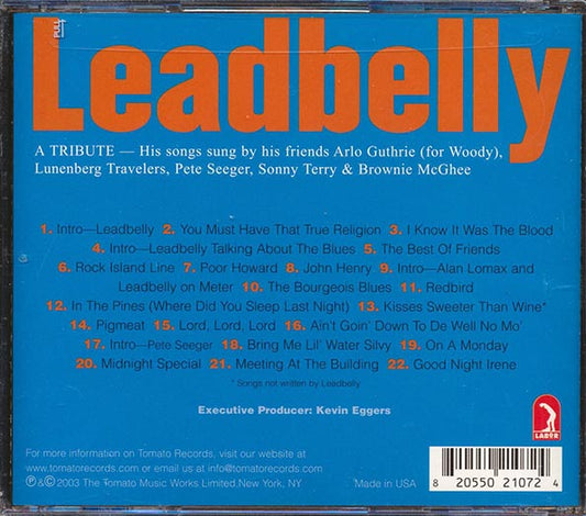 Leadbelly - A Tribute (22 tracks)