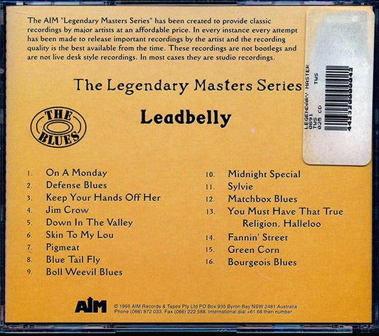 Leadbelly - The Legendary Masters Series: The Blues