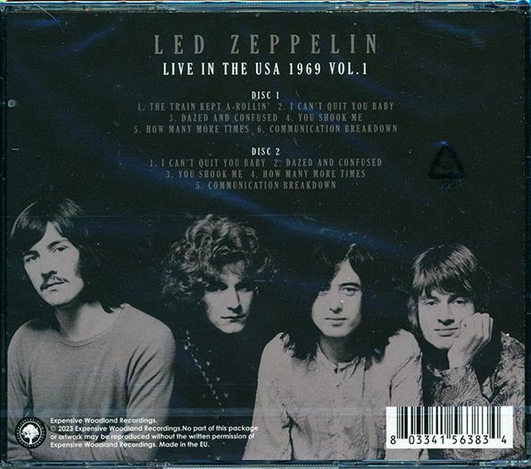 Led Zeppelin - Live In The USA 1969 (2xCD)