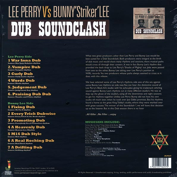 Lee Perry, Bunny Lee - Lee Perry Vs Bunny Striker Lee: Dub Soundclash (180g)