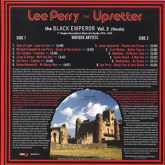Lee Perry, Jr, Dread, Mikey Dread, Sons Of Light, Meditations, Etc. - The Black Emperor Volume 2 Vocals: 7" Singles Recorded At Black Ark Studio 1974-1979