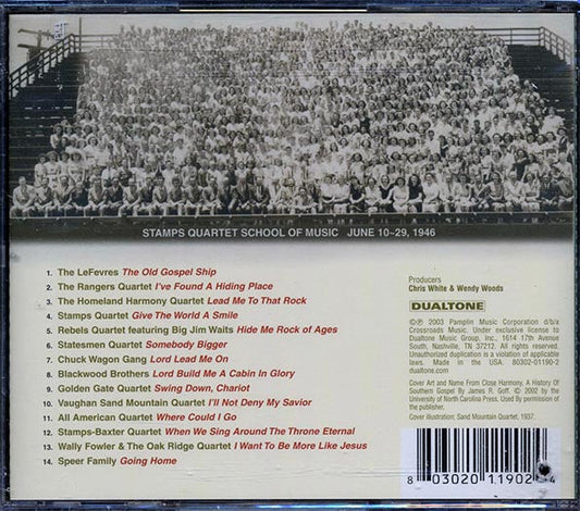 LeFevres, Rangers Quartet, Stamps Quartet, Etc. - Close Harmony: A History Of Southern Gospel Music Volume 1 1950-1955 (marked/ltd stock)