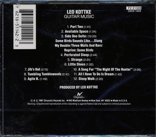 Leo Kottke - Guitar Music