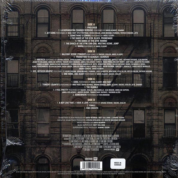 Leonard Bernstein, Gustavo Dudamel - West Side Story: Original Motion Picture Soundtrack (2xLP) (blue vinyl)