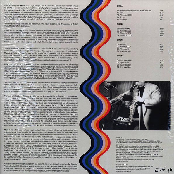 LG Mair Jr. - Selected Rhythm Tracks 1988-1994 Volume I (2xLP) (remastered)