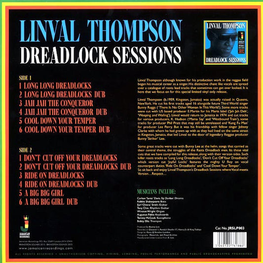 Linval Thompson - Dreadlock Sessions (ltd. ed.) (180g) (colored vinyl)