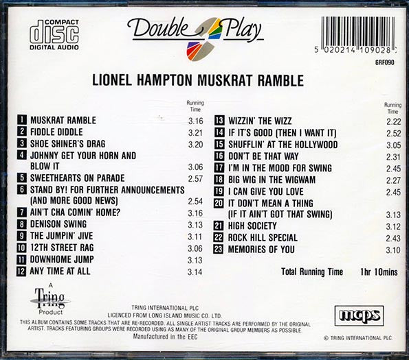 Lionel Hampton - Muskrat Ramble (23 tracks)