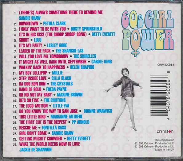 Little Eva, Sandie Shaw, Betty Everett, Etc. - 60s Girl Power: 24 Smash Hits From The Sixties (24 tracks)