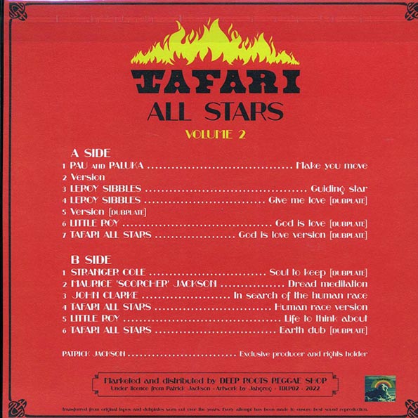 Little Roy, Leroy Sibbles, John Clarke, Tafari All Stars, Etc. - Rarities From The Vault Volume 2: Early Recordings And Dubplates