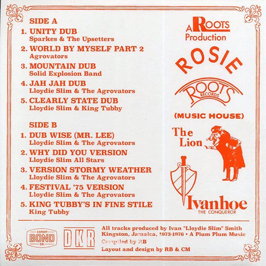 Lloydie Slim, King Tubby, The Aggrovators - Roots From The Record Smith In Dub: Lloydie Slim Productions 1973-1976 (ltd. ed.) (silkscreen)