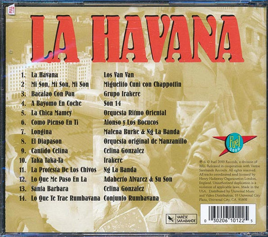 Los Van Van, Grupo Irakere, Son 14, Celina Gonzalez, Etc. - La Havana