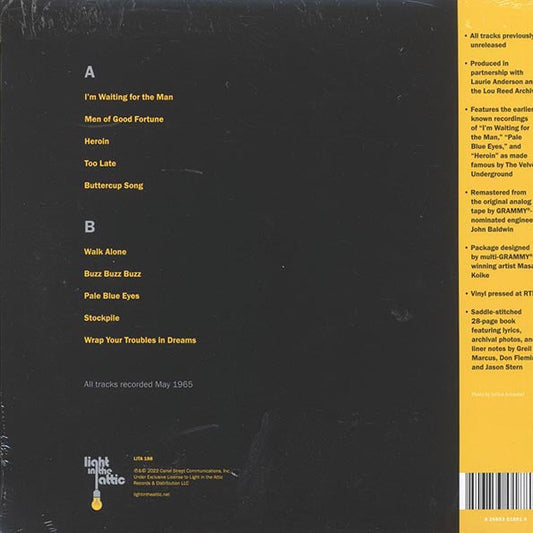Lou Reed - Words & Music, May 1965 (2xLP) (RTI press)