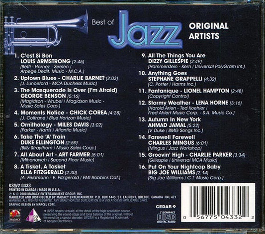 Louis Armstrong, Dizzie Gillespie, Art Farmer, Etc. - Best Of Jazz