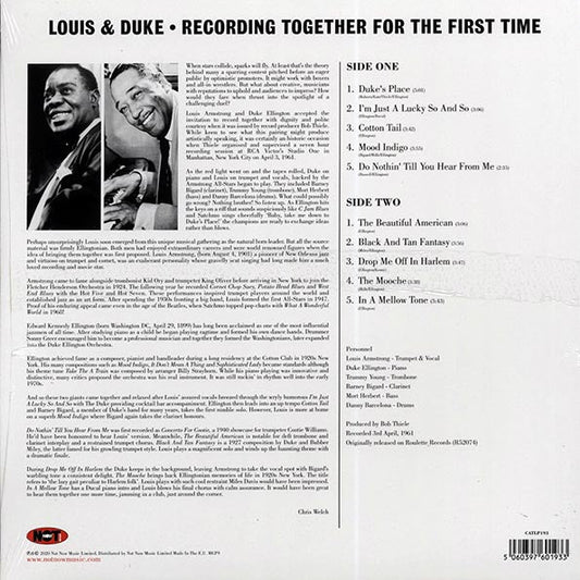 Louis Armstrong, Duke Ellington - Recording Together For The First Time (180g)