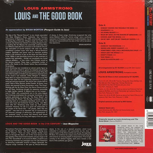 Louis Armstrong & His All-Stars, The Sy Oliver Choir - Louis And The Good Book (+bonus track) (ltd. ed.) (180g) (red vinyl)