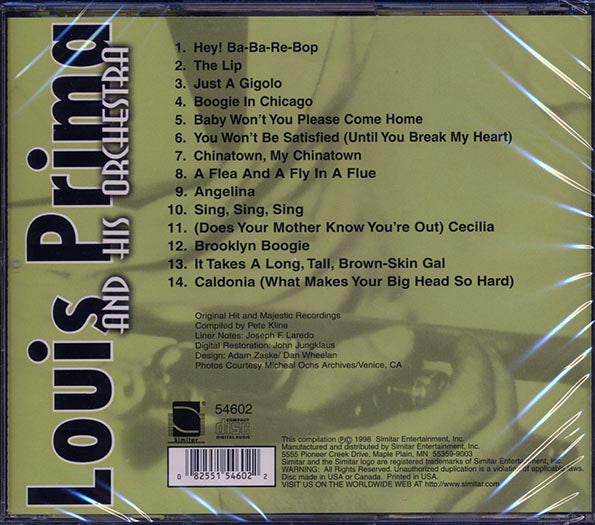 Louis Prima & His Orchestra - Jump N Boogie