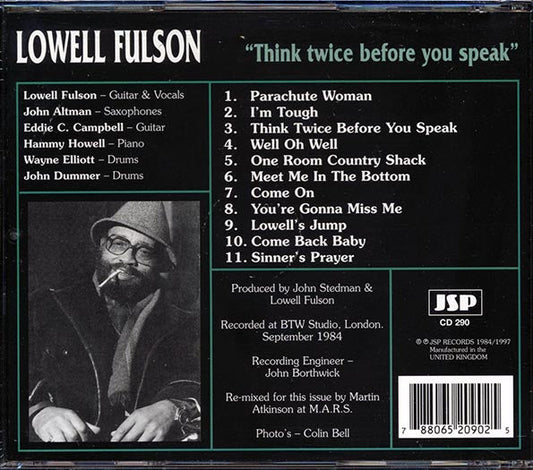 Lowell Fulson - Think Twice Before You Speak