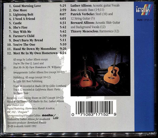 Luther Allison - Hand Me Down My Moonshine (marked/ltd stock)