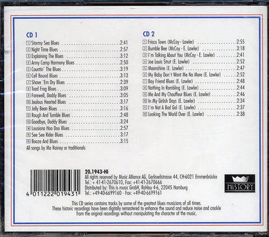 Ma Rainey, Memphis Minnie - Night Time Blues (28 tracks) (2xCD)