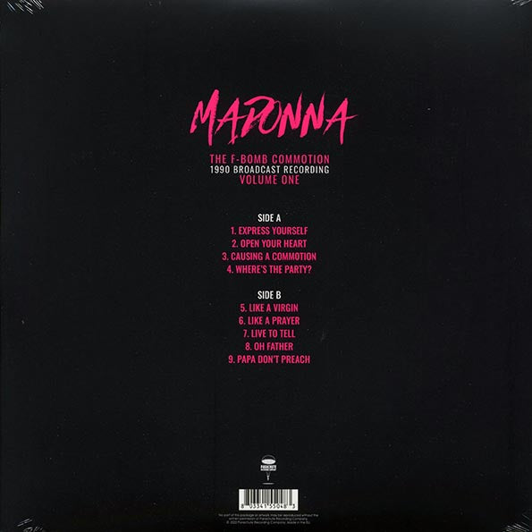 Madonna - The F-bomb Commotion Volume 1: 1990 Broadcast Recording