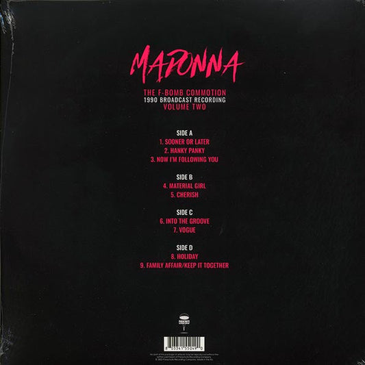Madonna - The F-bomb Commotion Volume 2: 1990 Broadcast Recording (2xLP)