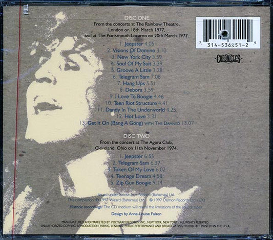 Marc Bolan & T-Rex - Rainbow: Live 1977 (2xCD) (marked/ltd stock)