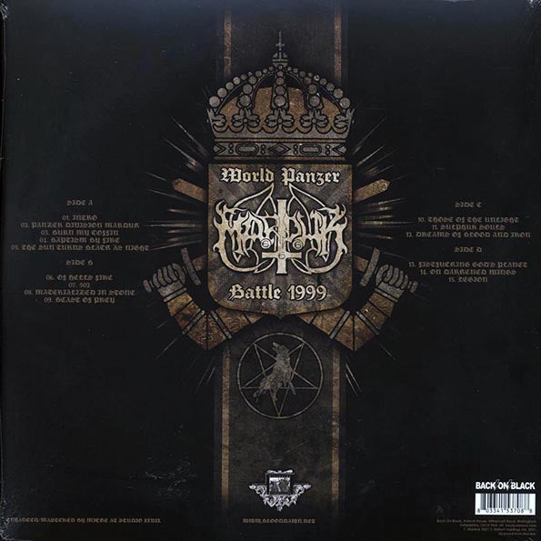 Marduk - World Panzer Battle 1999 (ltd. ed.) (2xLP) (gold vinyl)
