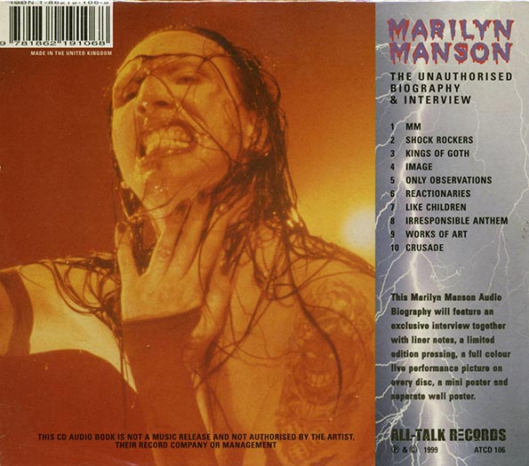 Marilyn Manson - The Unauthorised Biography & Interview