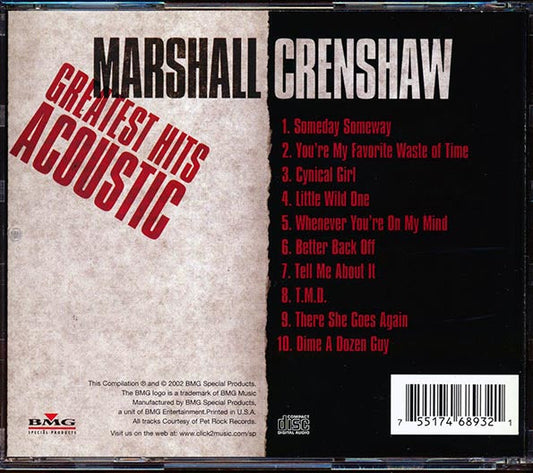 Marshall Crenshaw - Greatest Hits Acoustic