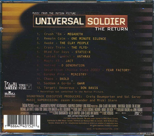 Megadeth, Anthrax, Ministry, Etc. - Music From The Motion Picture: Universal Soldier The Return