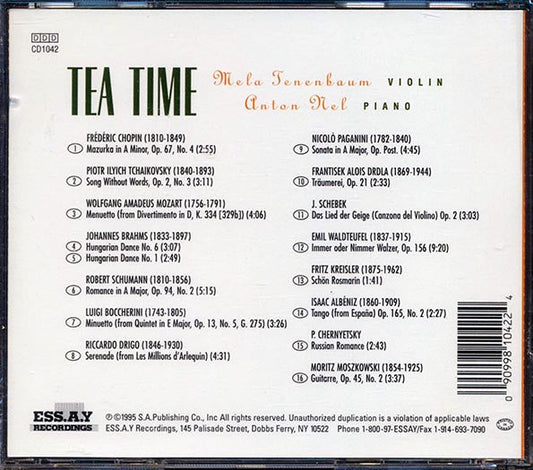 Mela Tenenbaum, Anton Nel - Tea Time: A Collection Of Favorites For Violin & Piano