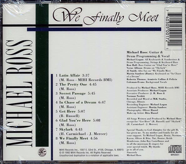 Michael Ross - We Finally Meet