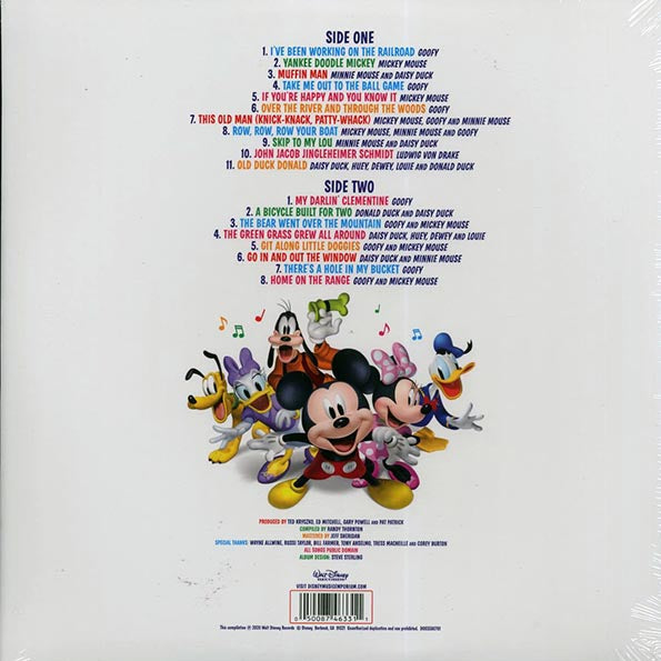 Mickey Mouse, Goofy, Donald Duck, Etc. - Disney Childrens Favorites With Mickey And Pals (red vinyl)
