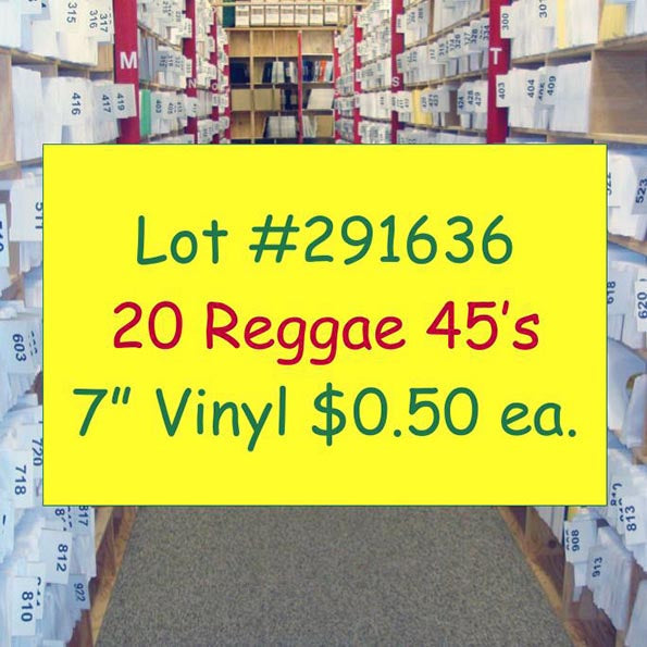 Midnite, Fred Locks, Lorna Bennett, David Madden, Sheila Hylton, Etc. - Lot #291636: Collection Of 20 7 Inch 45's (NEW)