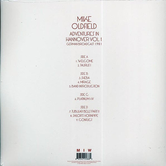 Mike Oldfield - Adventures In Hannover Volume 1: German Broadcast 1981 (2xLP)