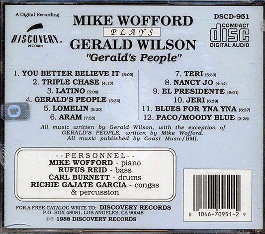 Mike Wofford - Mike Wofford Plays Gerald Wilson: Gerald's People