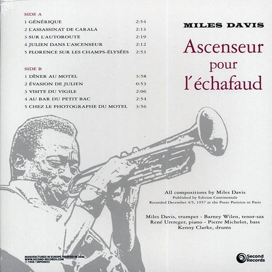 Miles Davis - Ascenseur Pour L'Echafaud: Lift To The Scaffold (180g)